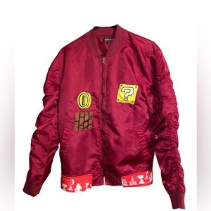 Mario Bros™️ Upcycled Bomber Jacket